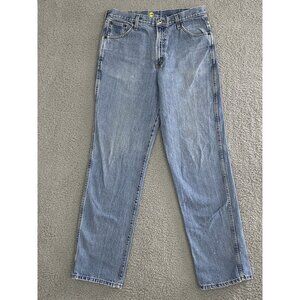 Cinch Jeans mens sz 34 Straight Leg High Rise Pant Light Wash 100% Cotton